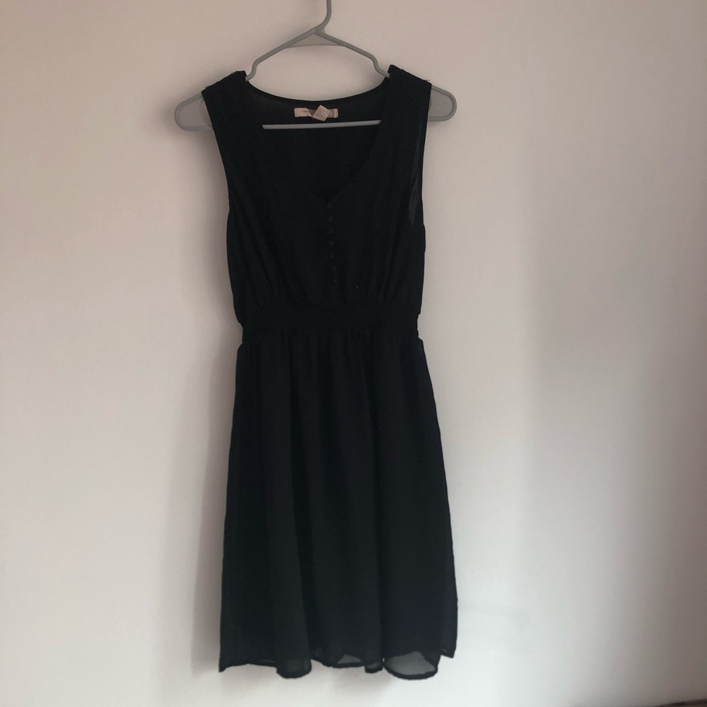 Black lace dress